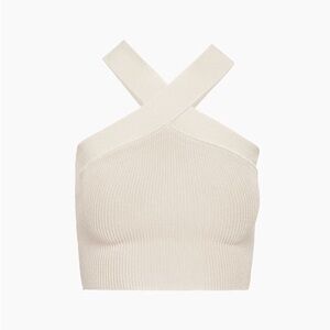 Babaton Sculpt Knit Criss Cross Cropped Tank